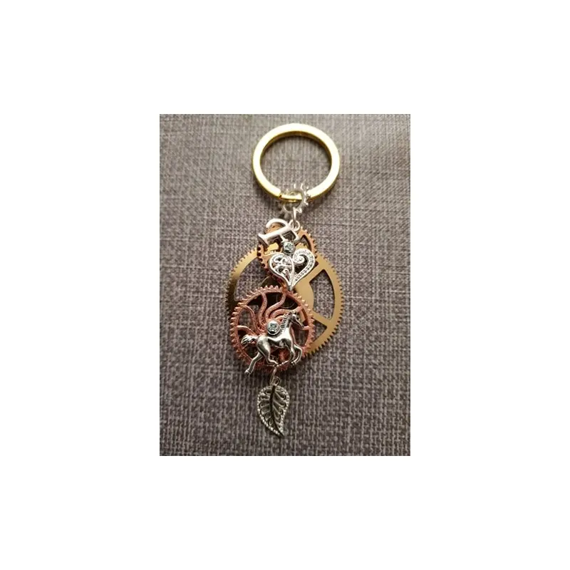 "Converset, c'est mon dada" key ring