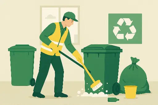 [PRES-NGP-MENSUEL] Cleaning and garbage can management monthly fee