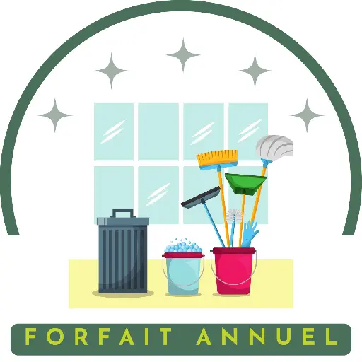 Nettoyage et désinfection des poubelles forfait annuel
