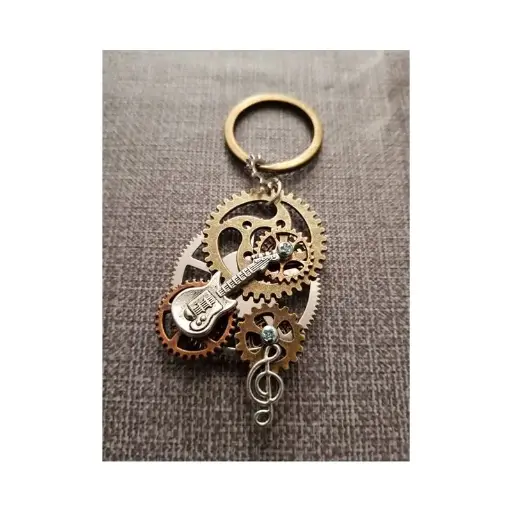 [CON-POR_TMJ] "All the music I love" key ring